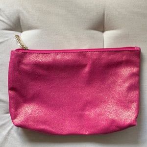 New Sephora Metallic Pink Cosmetic Case